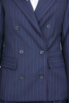 SEMICOUTURE  Blazer Blu/rosso JANEL-Y6WM56 RG116 