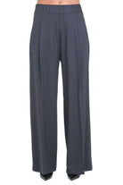 SEMICOUTURE  Pantaloni Antracite JHONNY-S6WI31 Y51-1 