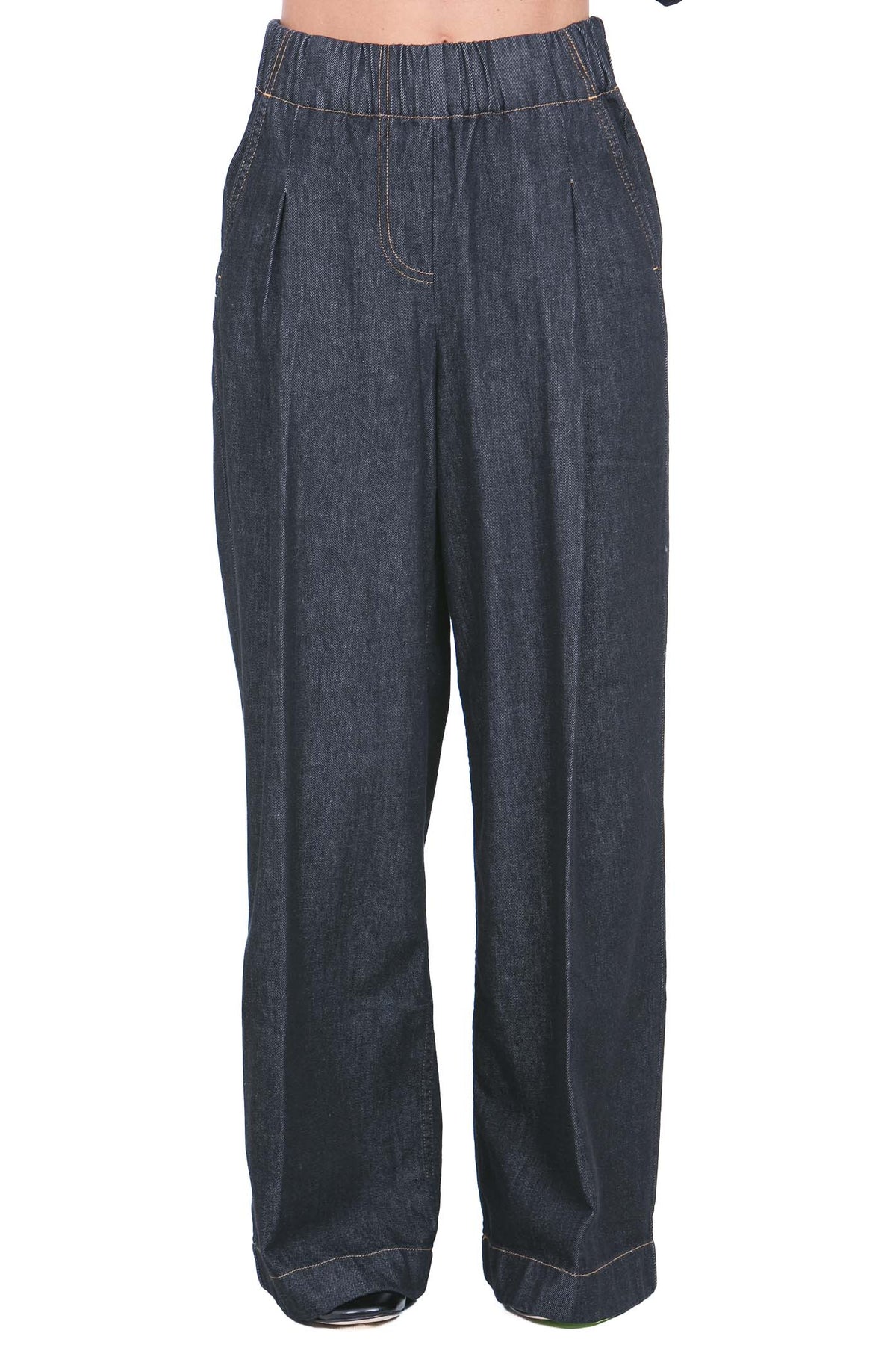 SEMICOUTURE  Jeans Nero JIMMY-Y6WY28 Y69-0 