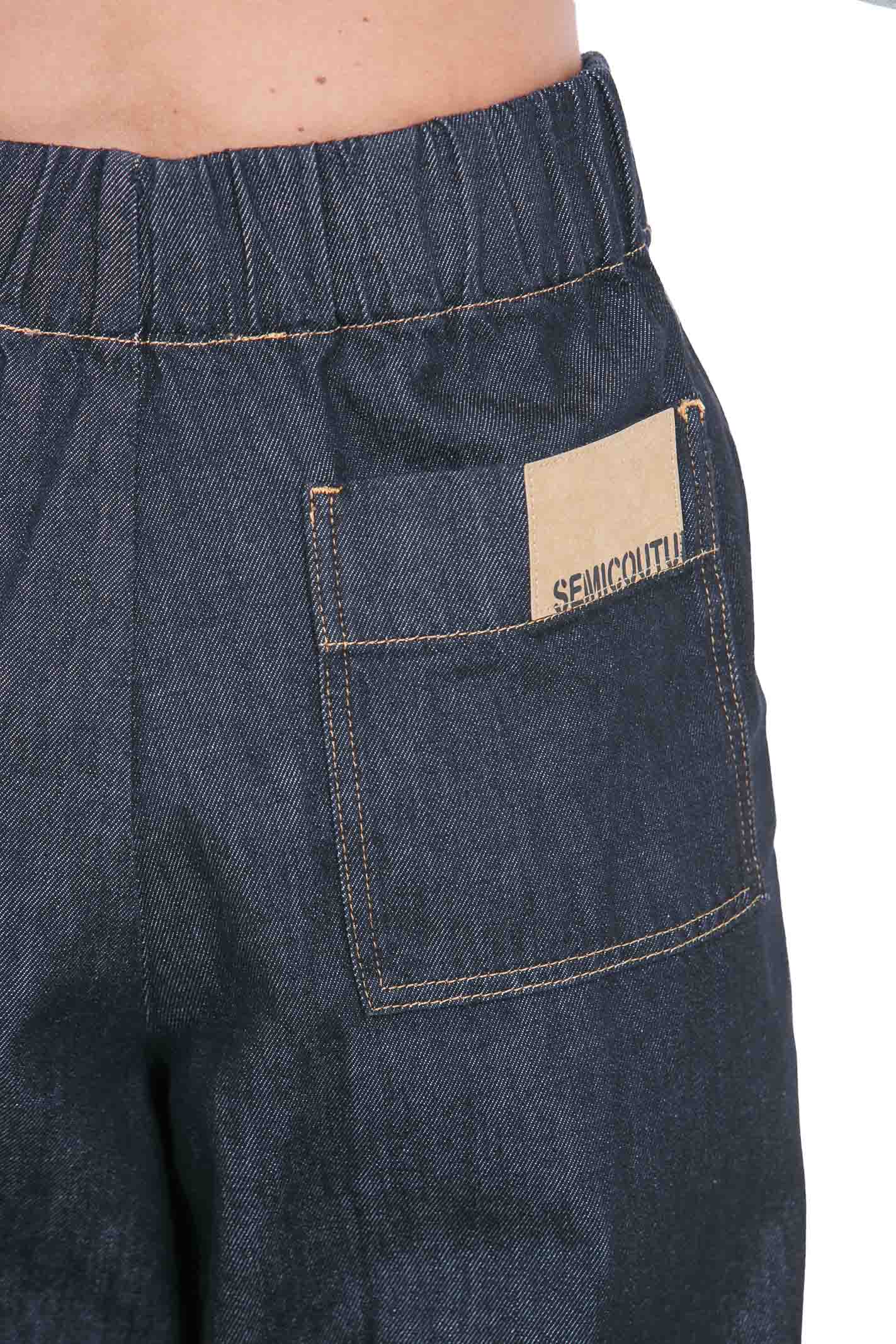SEMICOUTURE  Jeans Nero JIMMY-Y6WY28 Y69-0 