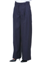 SEMICOUTURE  Pantaloni Blu/rosso JULY-Y6WM63 RG116 