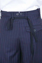 SEMICOUTURE  Pantaloni Blu/rosso JULY-Y6WM63 RG116 