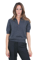 SEMICOUTURE  Maglie Grigio melange scuro MARGY-Y6WH70 Y47-0 
