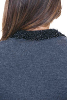 SEMICOUTURE  Maglie Grigio melange scuro MARGY-Y6WH70 Y47-0 