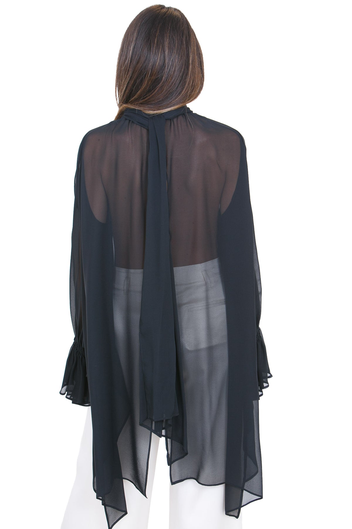 SEMICOUTURE  Bluse Nero RENIE-S6WU12 Y69-0 