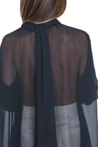 SEMICOUTURE  Bluse Nero RENIE-S6WU12 Y69-0 