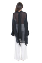 SEMICOUTURE  Bluse Nero RENIE-S6WU12 Y69-0 