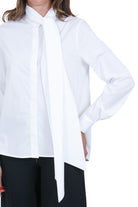 SEMICOUTURE  Bluse Bianco ROSALINE-Y6WK05 A01-0 