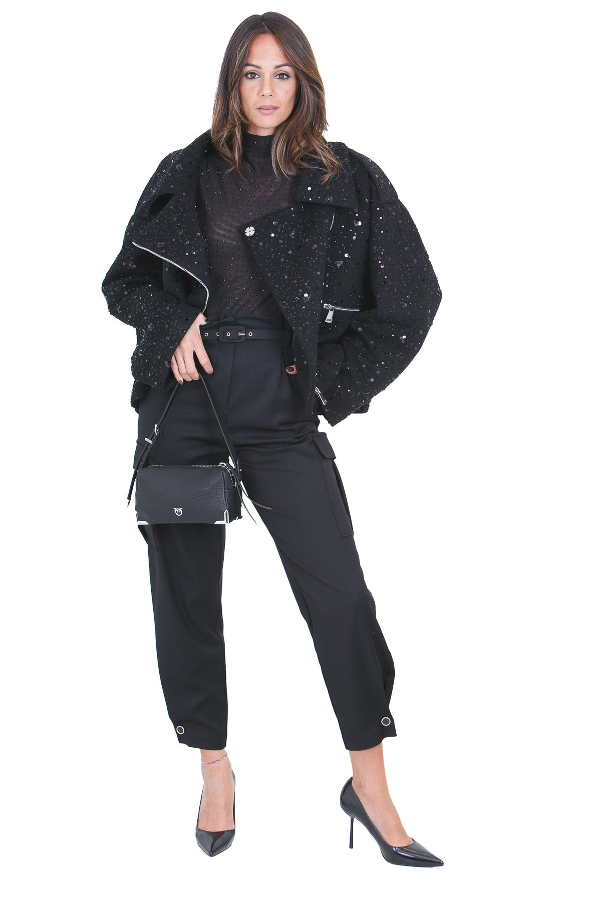 SIMONA CORSELLINI  Giubbotti Nero GBY5001-C0500002 V0003 