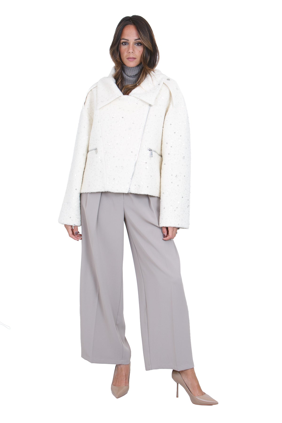 SIMONA CORSELLINI  Pantaloni Beige shades PA01001-TCAD0033 V0796 