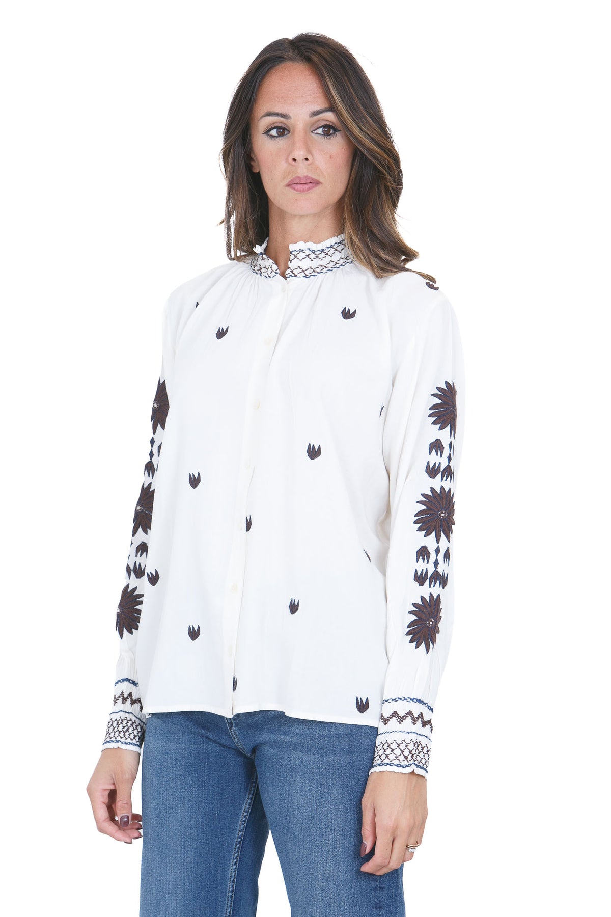 STELLA FOREST  Camicie Ecru ELIA-CH021 EC 