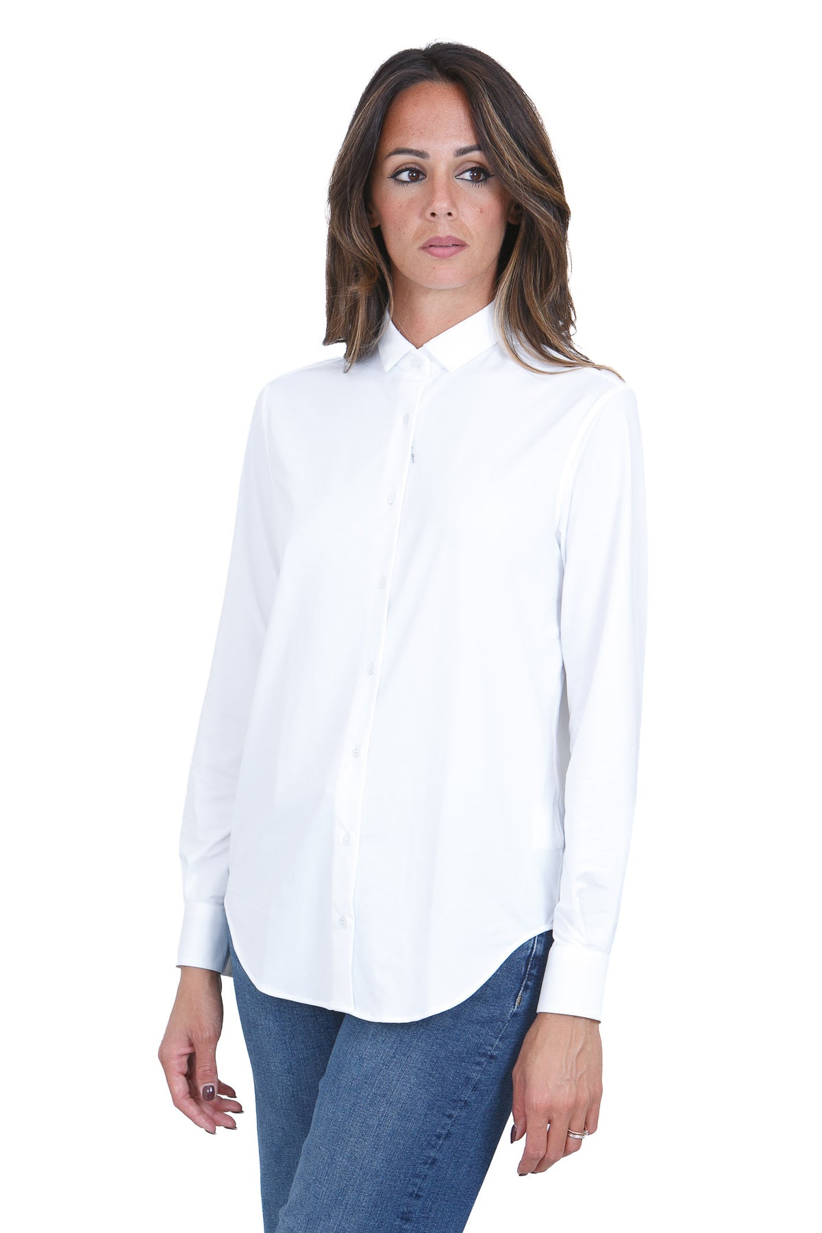 XACUS  Camicie Bianco GISELLEKT-1107-15460 001 