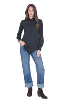 XACUS  Camicie Nero GISELLEKT-1107-15460 004 