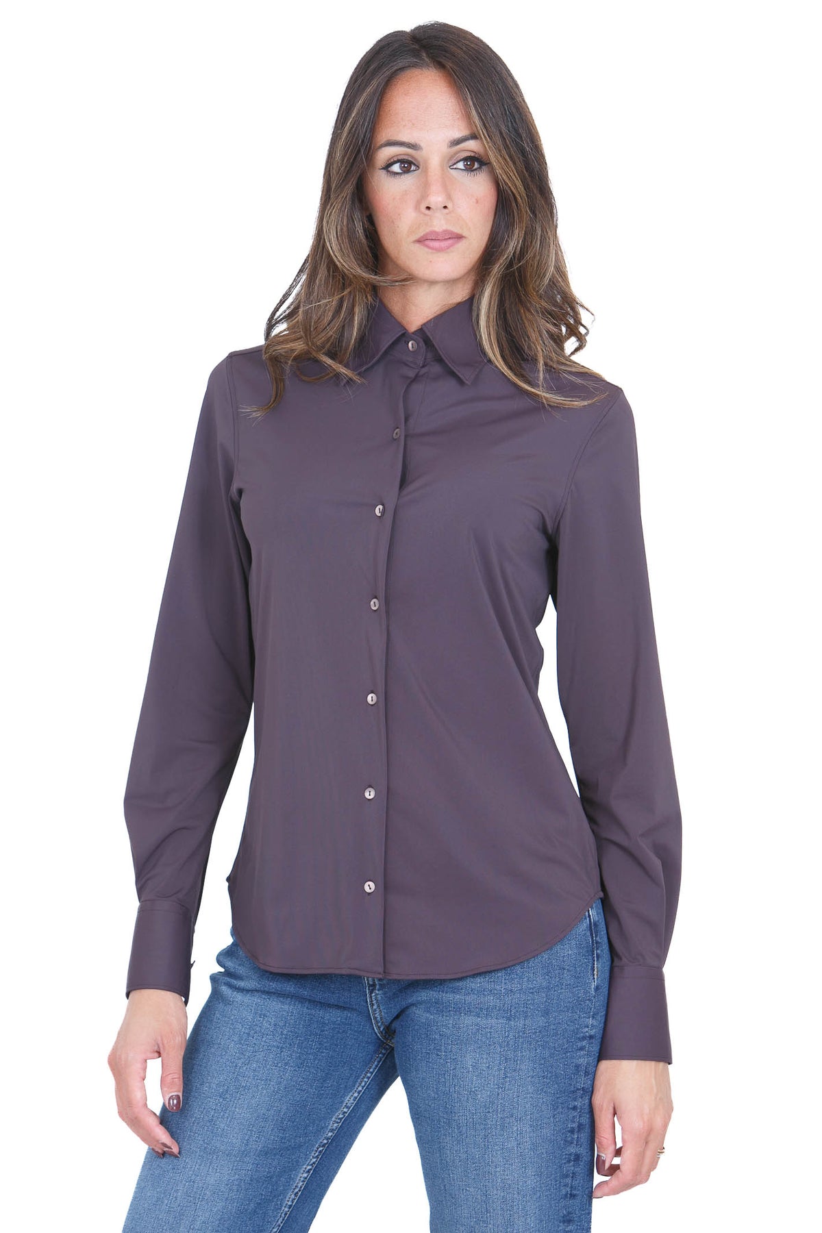 XACUS  Camicie Prugna PERLAKT-1112-15480 167 
