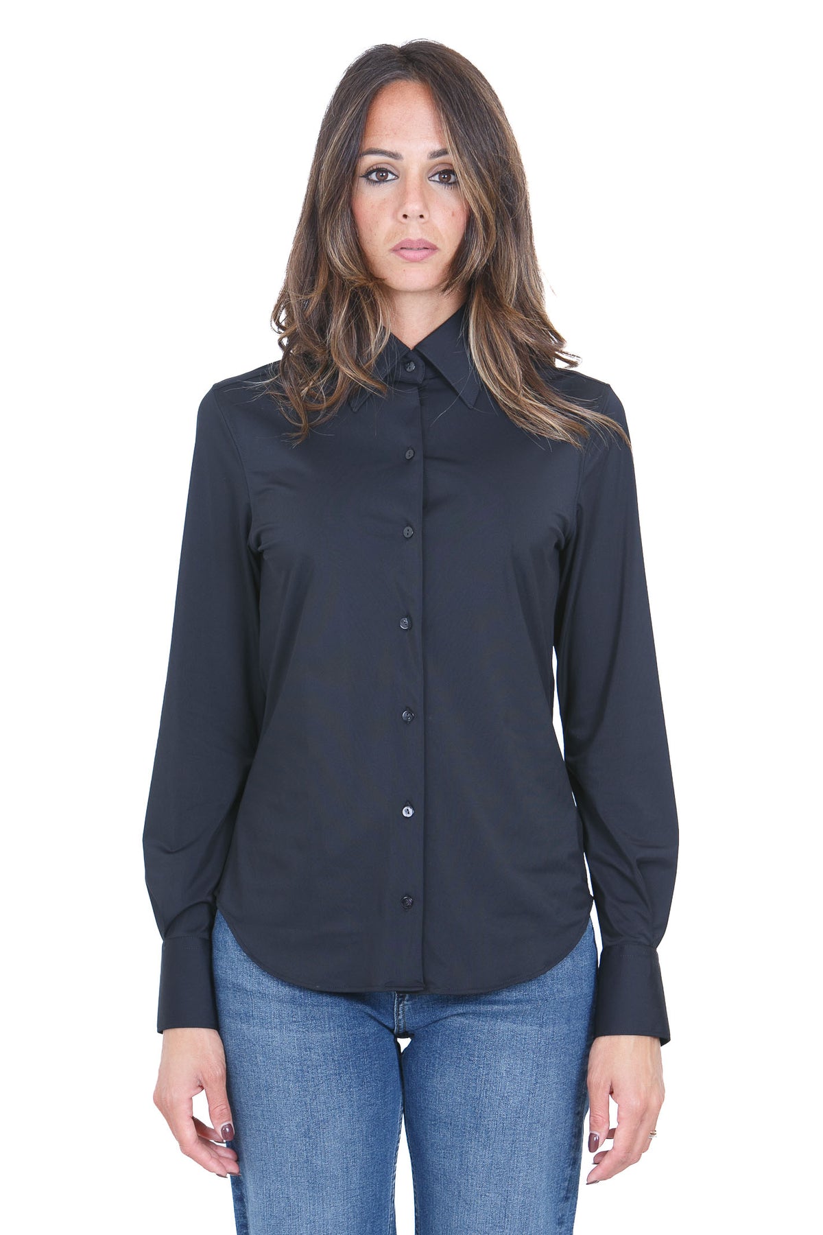 XACUS  Camicie Nero PERLAKT-1112-15480 998 