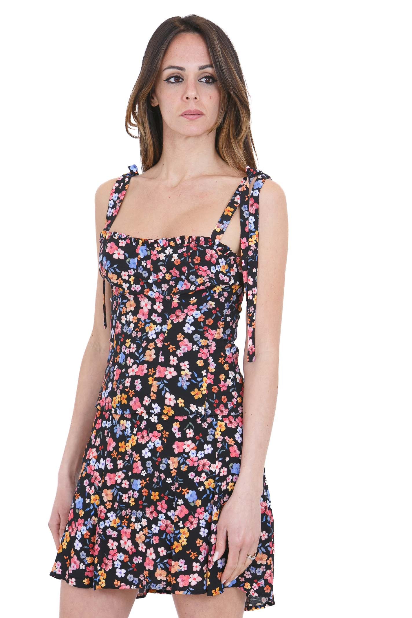 MAR DE MARGARITAS  Top Bouquet nero DEASY-01552-PTTS0053 RO81 