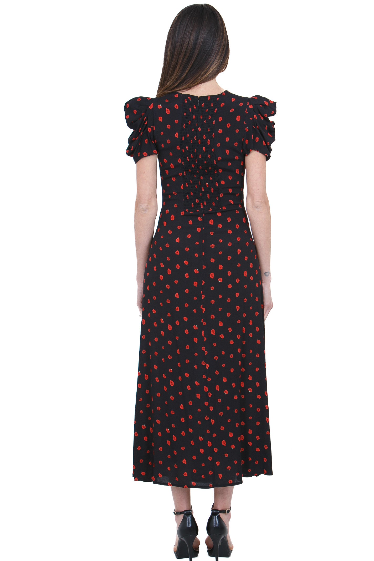 MAR DE MARGARITAS  Abiti Rose nero KRISTEL-01537-PTTS0053 NE134 