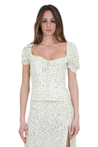 MAR DE MARGARITAS  Top Jasmin giallino LETIZIA-01554-PTTS0053 GI34 