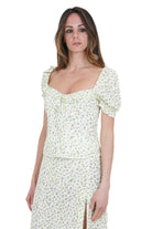 MAR DE MARGARITAS  Top Jasmin giallino LETIZIA-01554-PTTS0053 GI34 