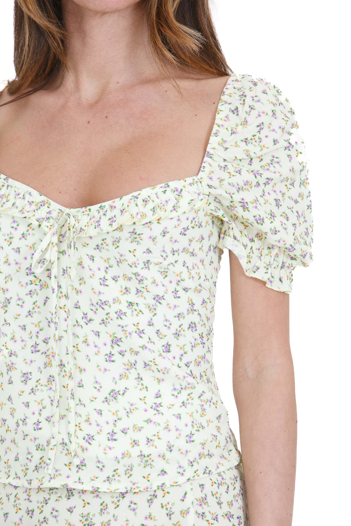 MAR DE MARGARITAS  Top Jasmin giallino LETIZIA-01554-PTTS0053 GI34 