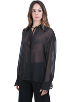 PINKO  Camicie Nero limousine ANANAS-106393-A35S Z99 