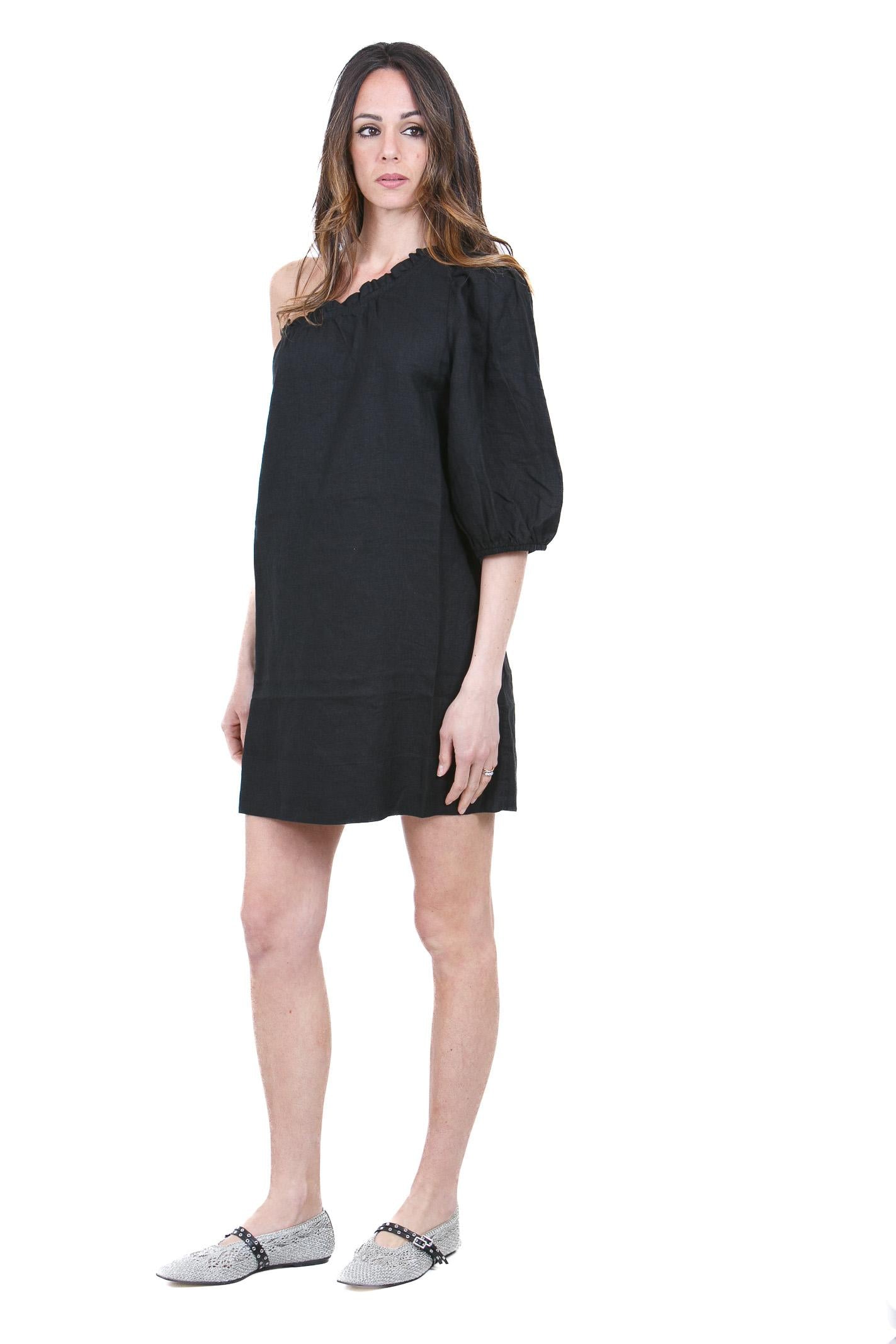 DES PETIT HAUTS  Abiti Noir ESTRELLA-1E260453 09000 