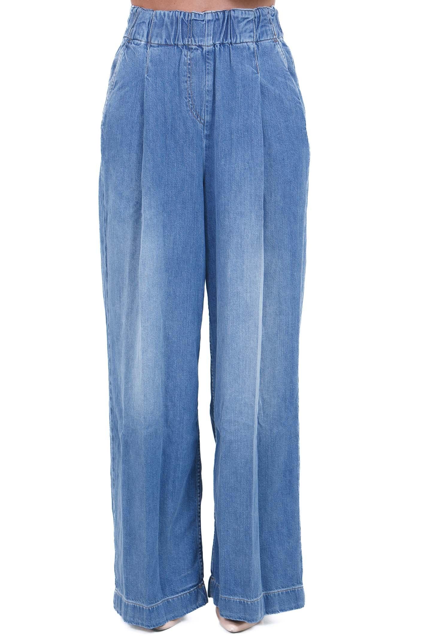 SEMICOUTURE Jeans jimmy con coulisse Jeans Lighe stonewas JIMMY-Y6SY15 JNS37 