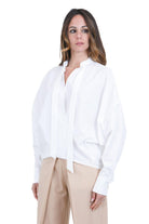 ALYSI Camicia con laccetto al collo Camicie Bianco 116218-P6015 BI 
