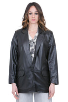 GQUADRO  Blazer Nero GIACCA OVER K7-1 