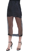 MANILA GRACE  Gonne Nero N243PU MA001 