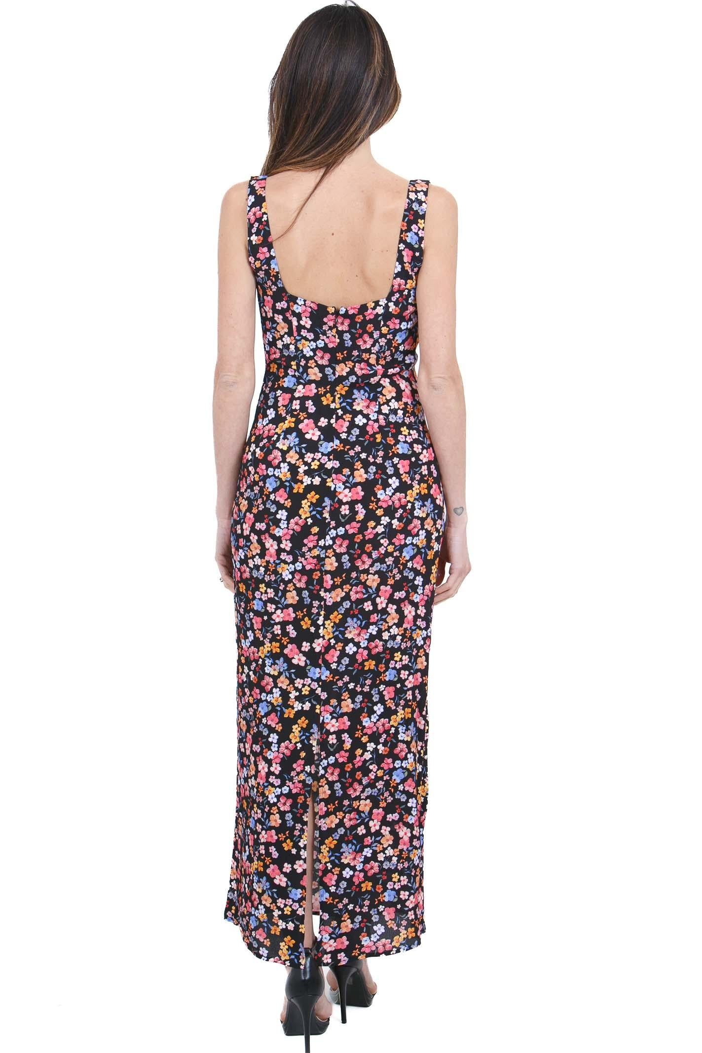 MAR DE MARGARITAS  Abiti Bouquet nero MEGAN-01533-PTT0053 NE132 