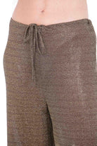 MANILA GRACE  Pantaloni Cacao P719PX MA143 