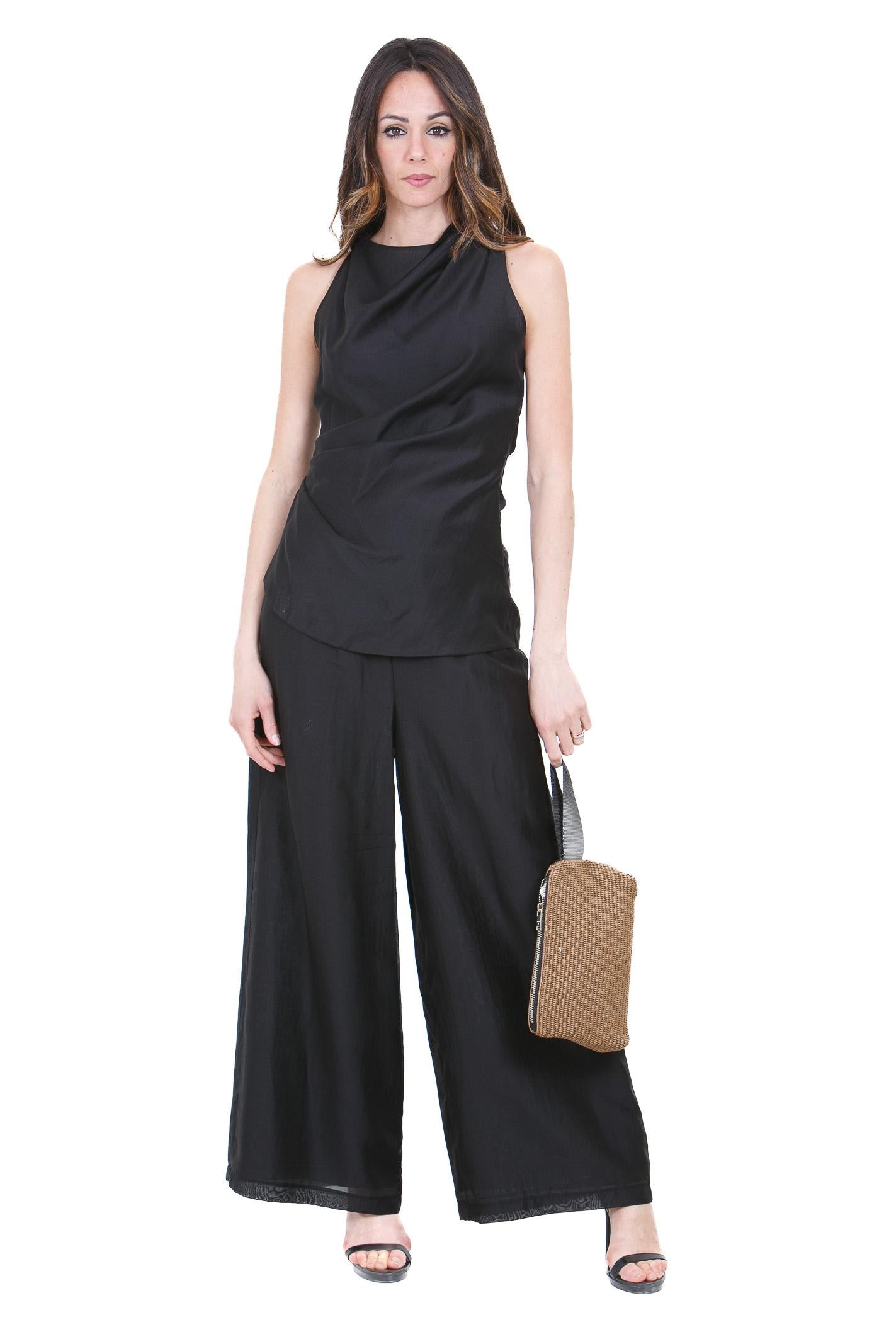 KAOS  Pantaloni Nero SP1NT032 0001 