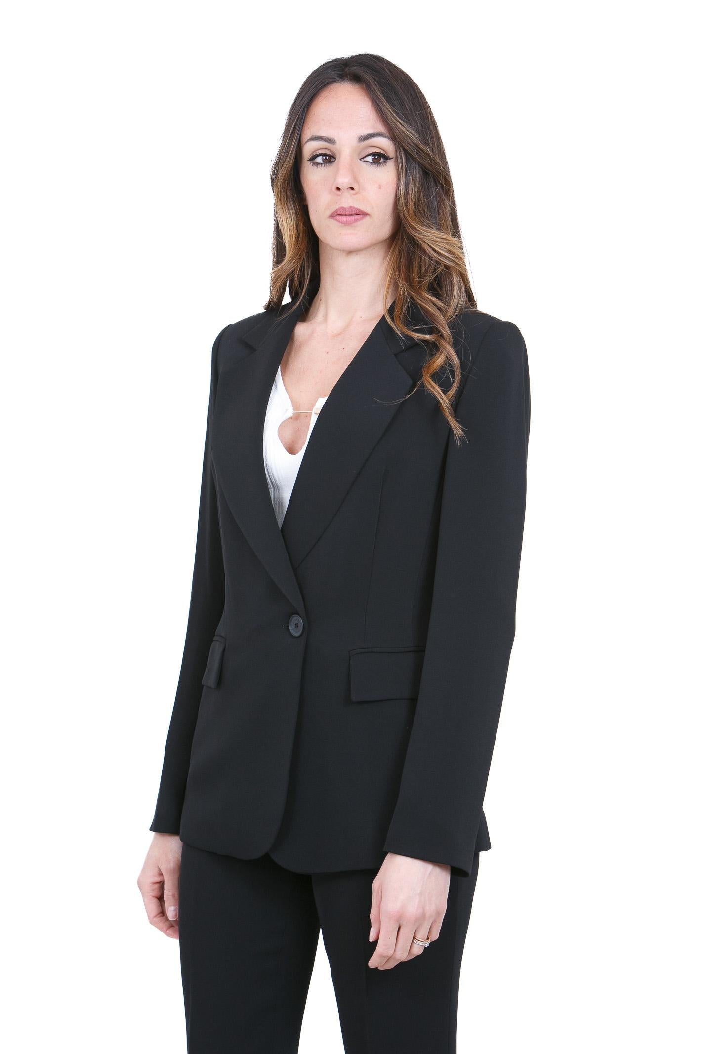 MANILA GRACE  Blazer Nero G160VU MA001 