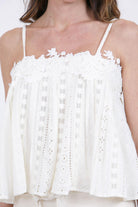 FEEKA Aby blusa con bretelline sottili<BR/> Bluse White ABY-6CHE0136 01013 