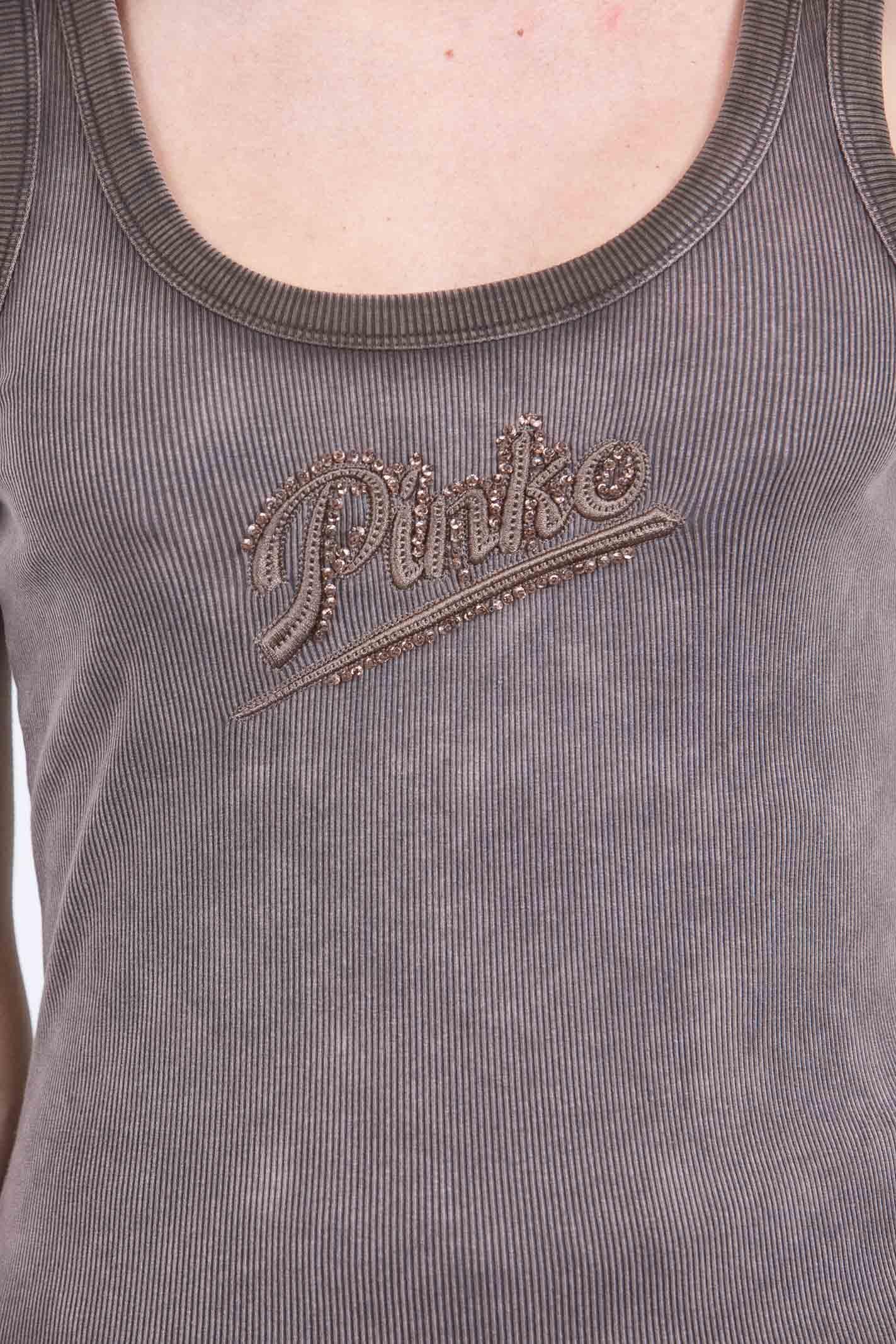 PINKO  Canotte Testa di moro COSMOPOLITAN-107306-A3H5 L72 