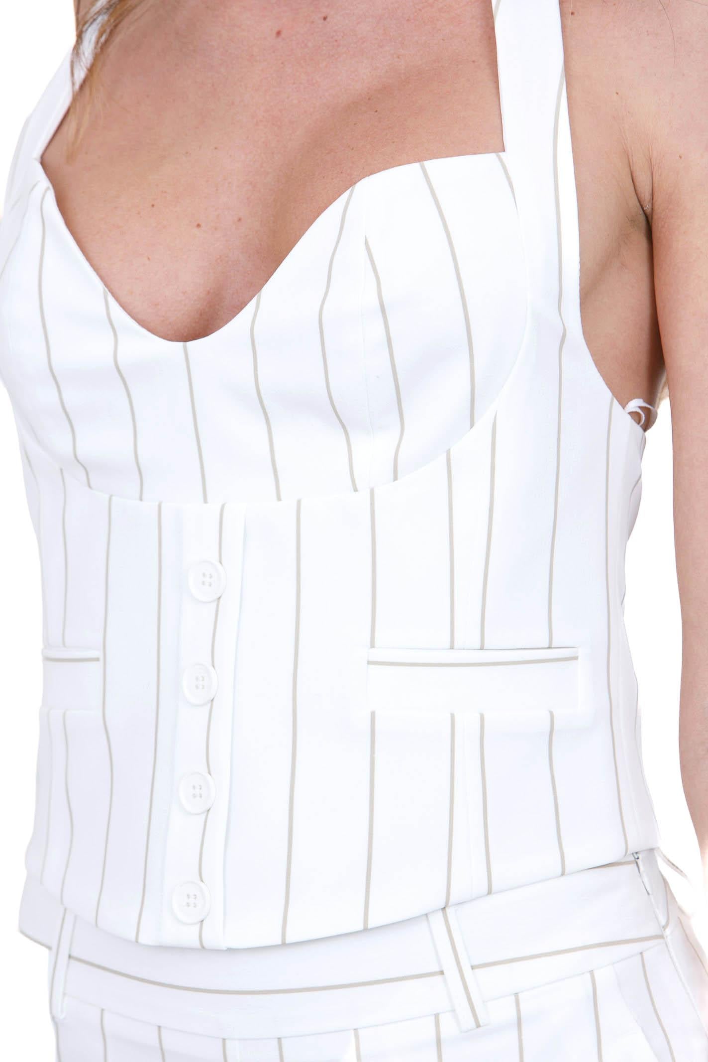 MAR DE MARGARITAS  Top Off white BONNY-01623-TMTS0282 BI02 