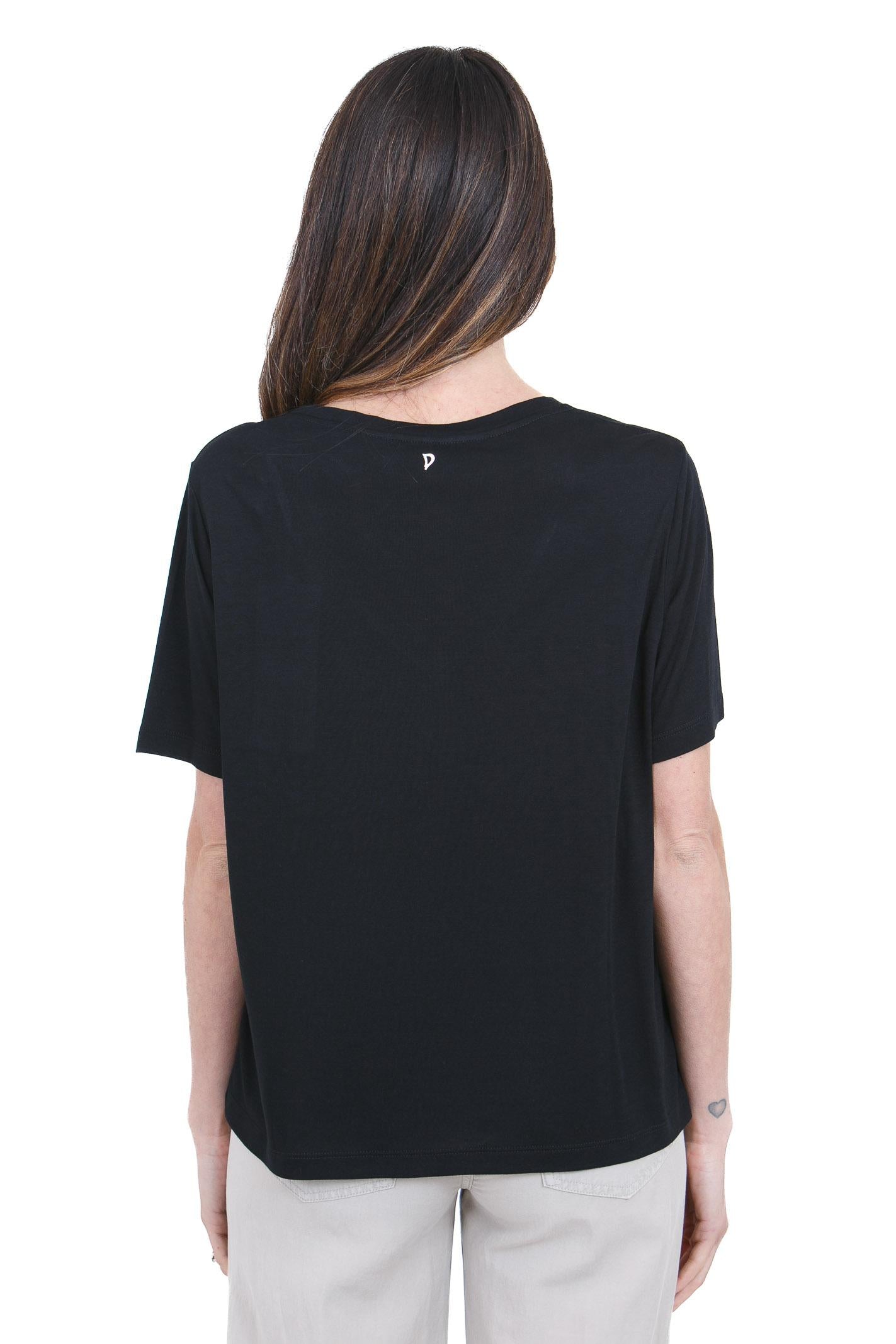 DONDUP  T- Shirt Nero DS069JF0349DXXX 999 