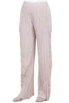 ALYSI Pantalone fluido wrinkle Pantaloni Cipria 216115-P6047 CP 