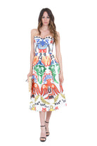 STELLA JEAN Abito fantasia Abiti Bianco A529 H017 