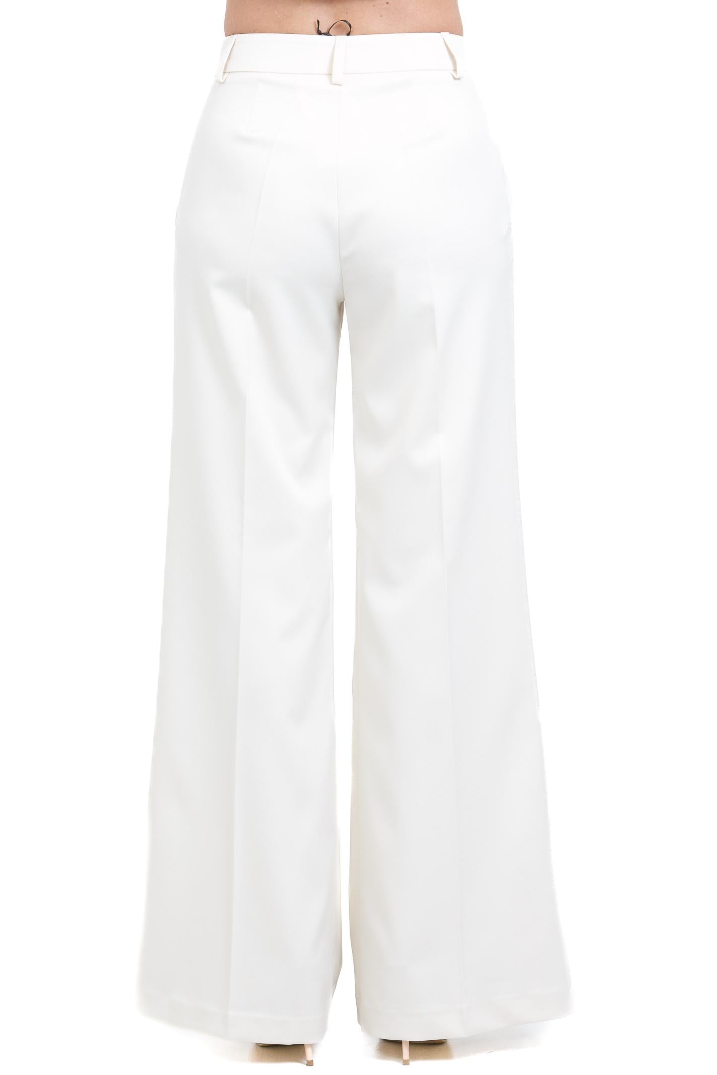 HOPE SKY  Pantaloni Panna STERLING-593/N 004 