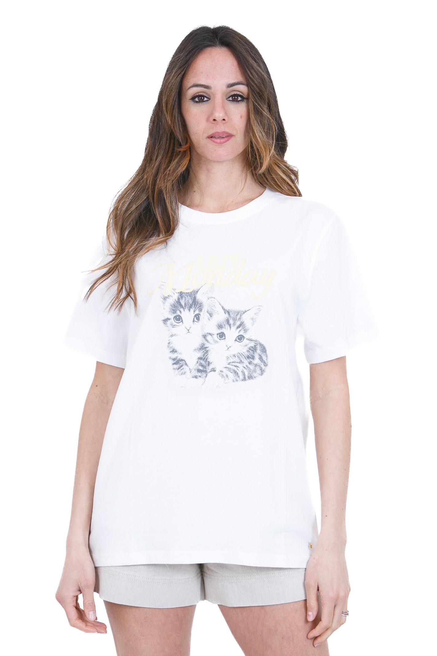 DES PETIT HAUTS  T- Shirt Ecru JEANNE-1E260210 2000 