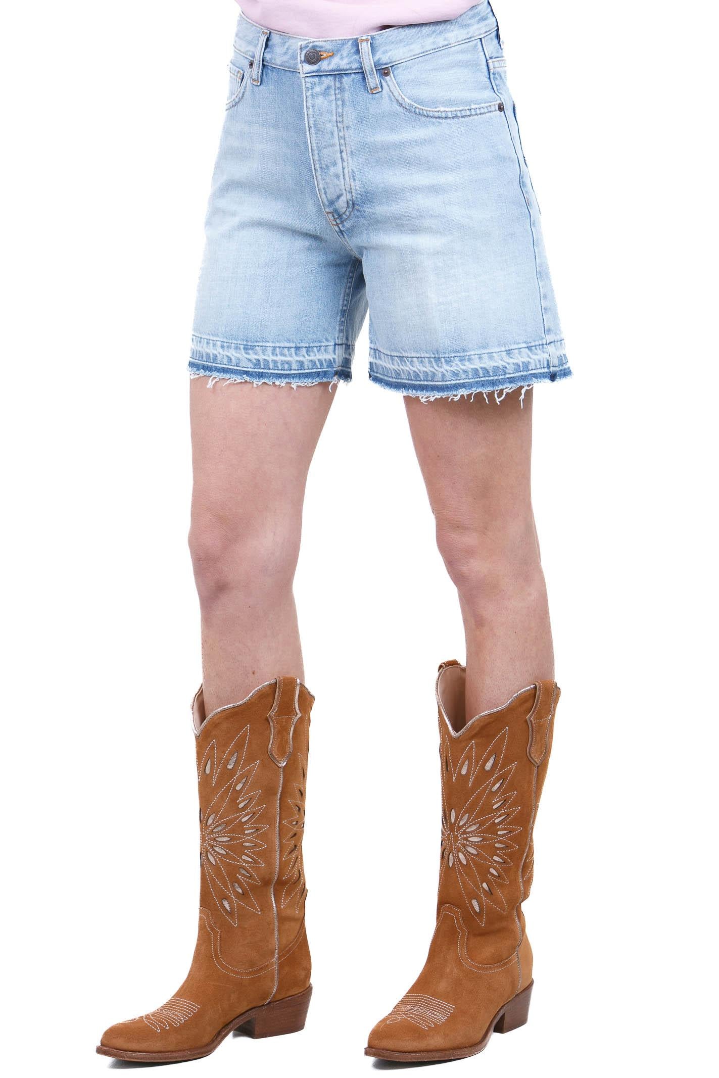 GRIFONI  Shorts Light blue G1AB0077-ISLA LIGHT BLUE 