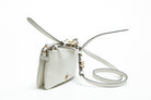 PINKO Borsa a tracolla Mini Double Bag piccola in pelle con tracolla Borse Bianco seta/gold 105359-A0QO-DOUBLEMINI Z14Q 