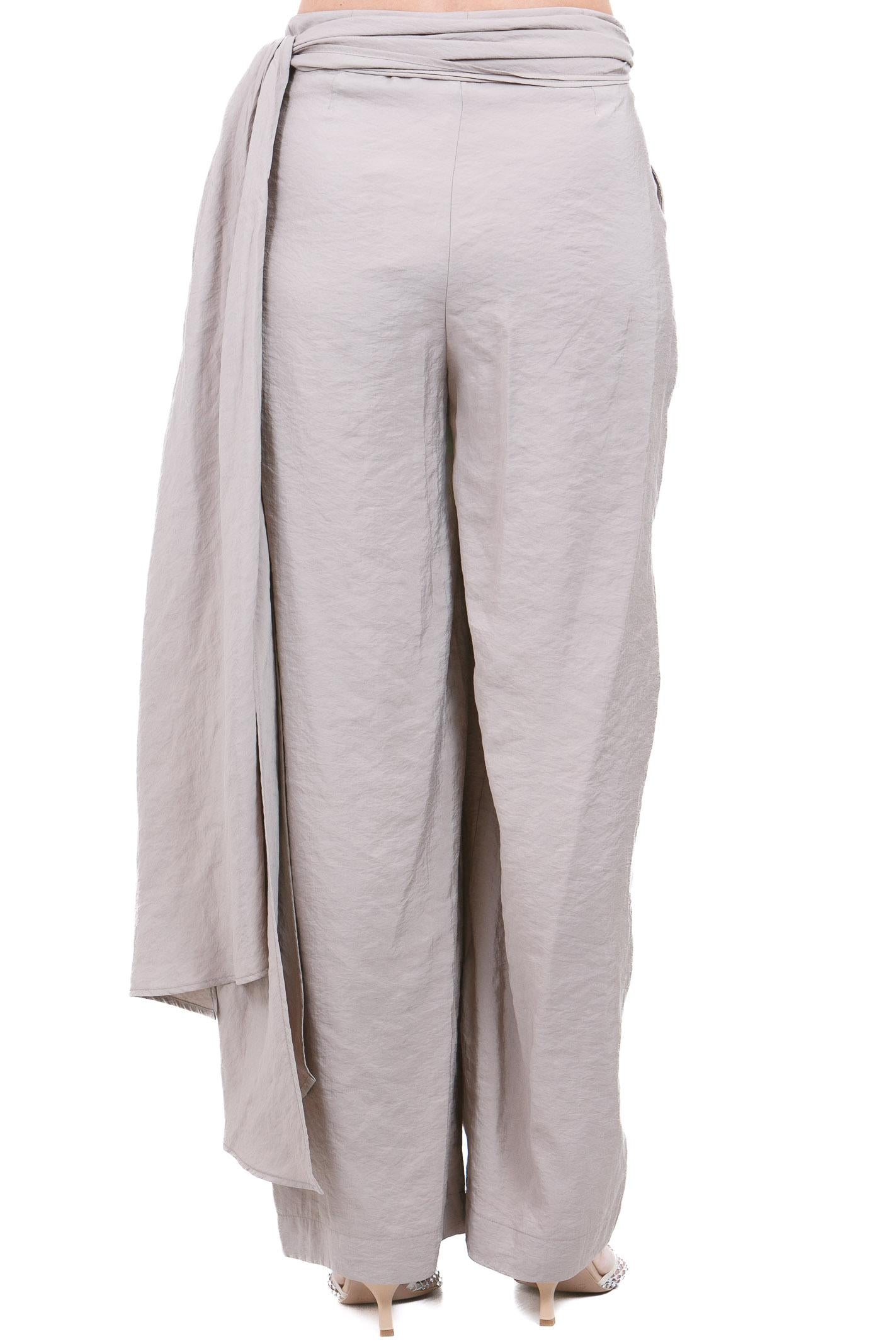 SU  Pantaloni Tortora S6M502 S026 