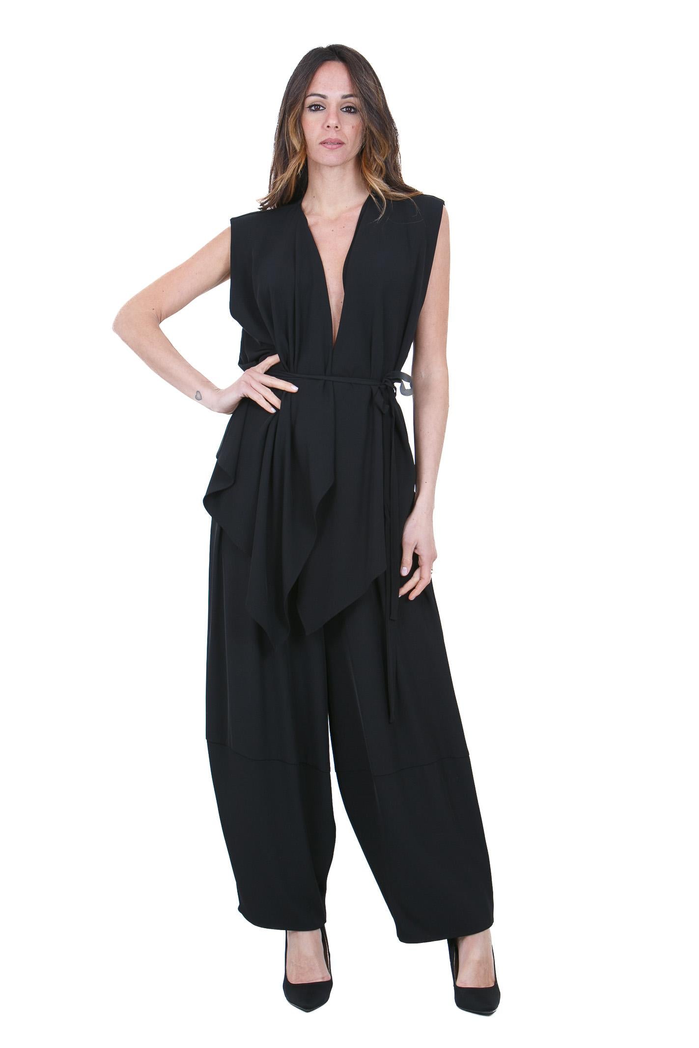 MEIMEIJ  Pantaloni Nero M6PF00 100 