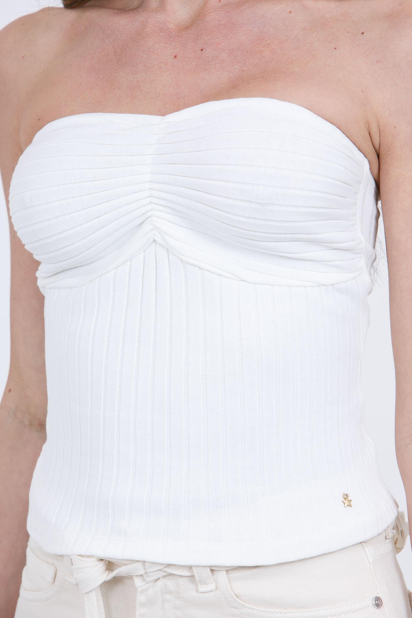 DES PETIT HAUTS  Top Creme KENZA-1E260254 02066 