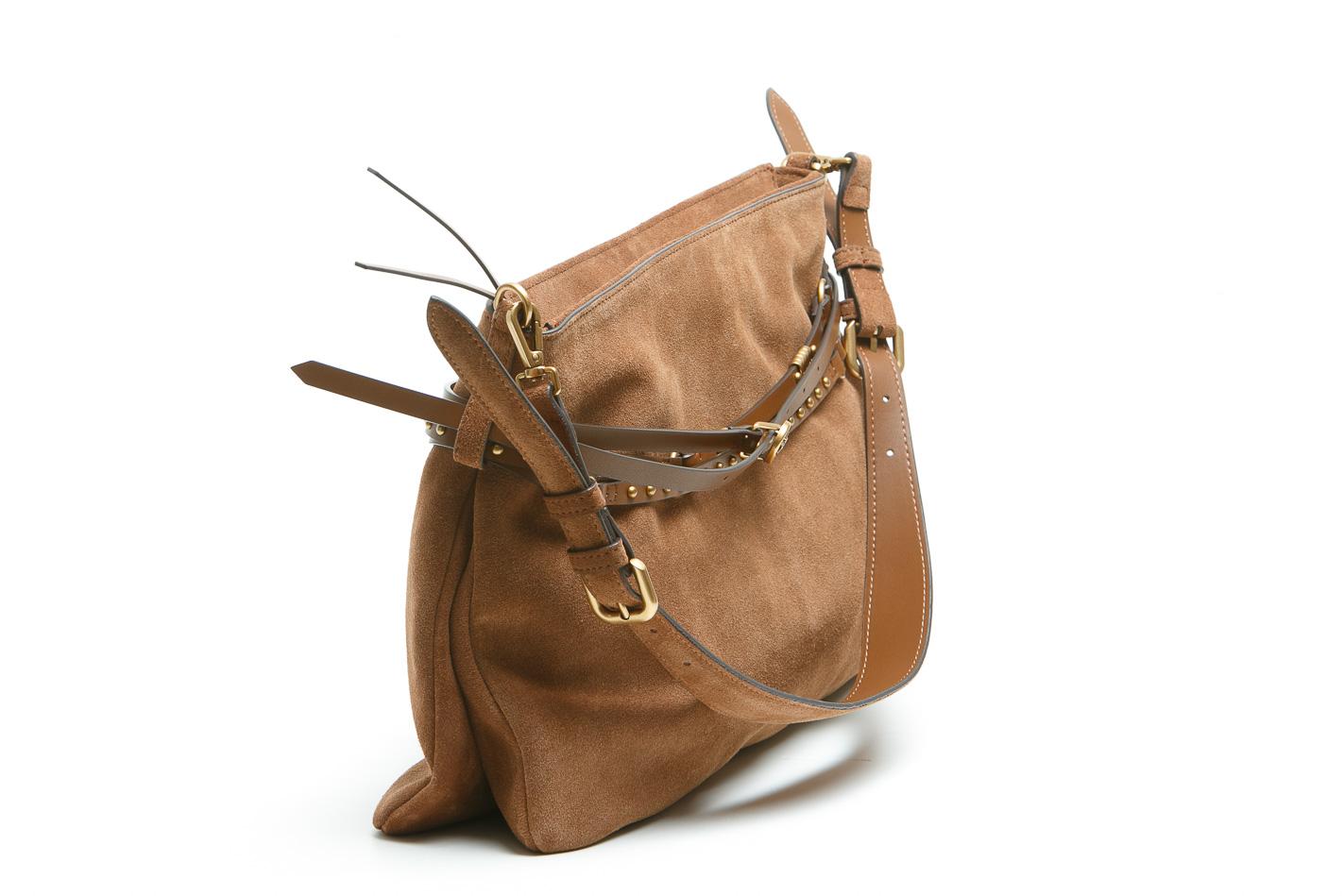 PINKO Borsa a spalla grande Belt Bag Big in suede Borse Marroneleone/gold 105903-A0F6-BELTBAG L17Q 