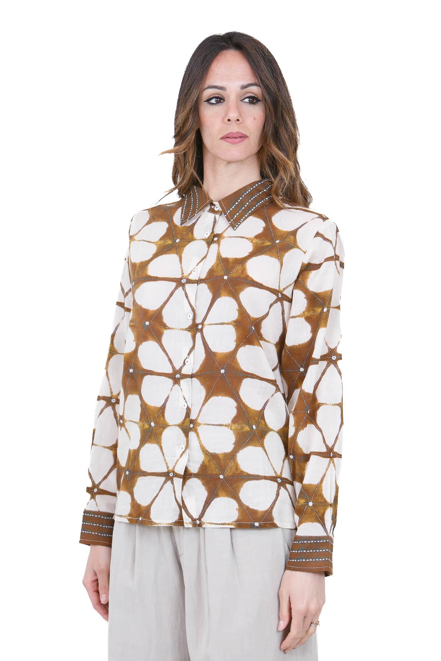 STELLA FOREST  Camicie Marrone LOTUS-E26CH020 MARRON 