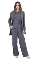 ALYSI Pantalone palazzo peach touch Pantaloni Gray purple 116119-P6045 GRASYP 